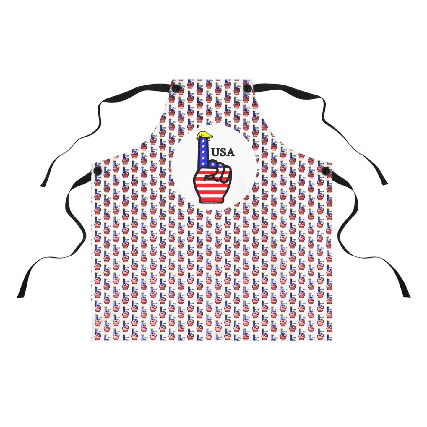 USA-1 Themed Style 3 Apron, Fun Cooking Gift for Her, Party Apron, BBQ Accessory, Foodie Gift for Election Party