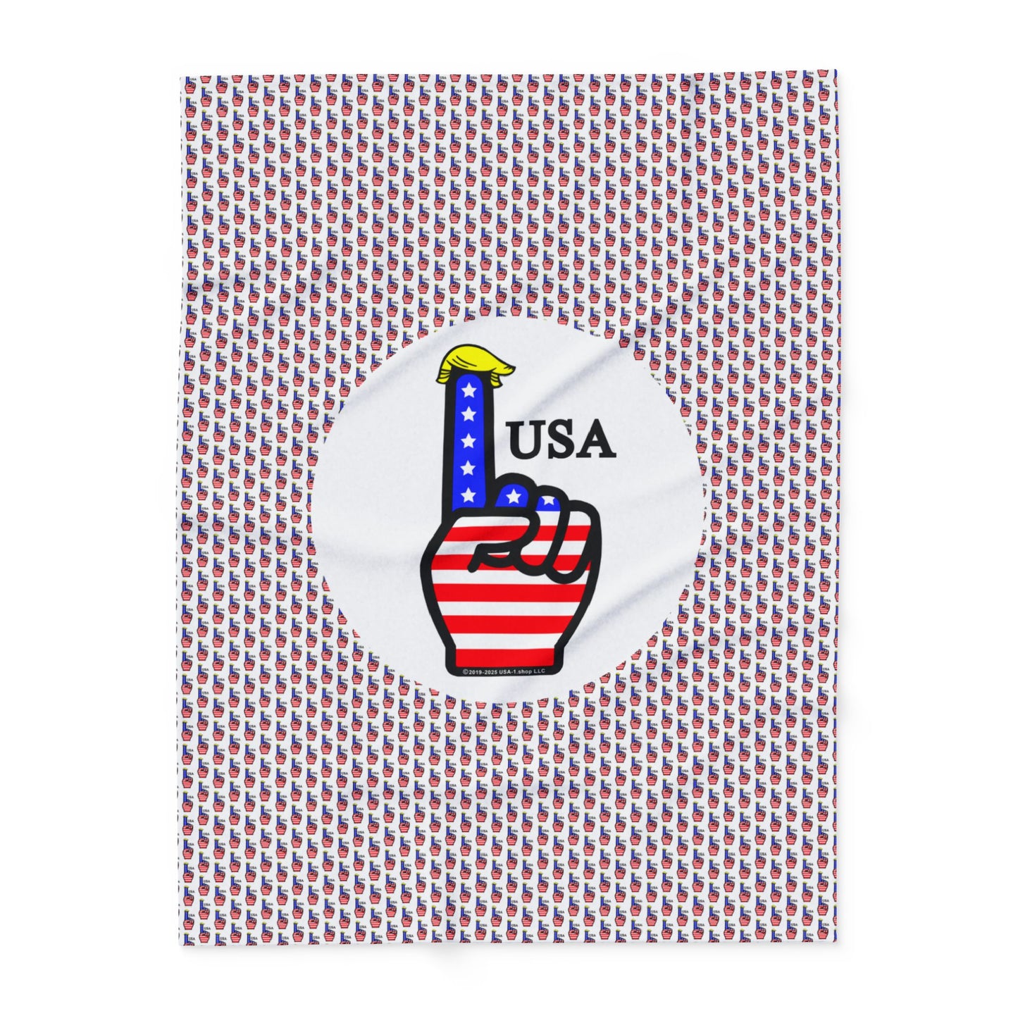 USA-1 Themed Style 2 Arctic Fleece Blanket