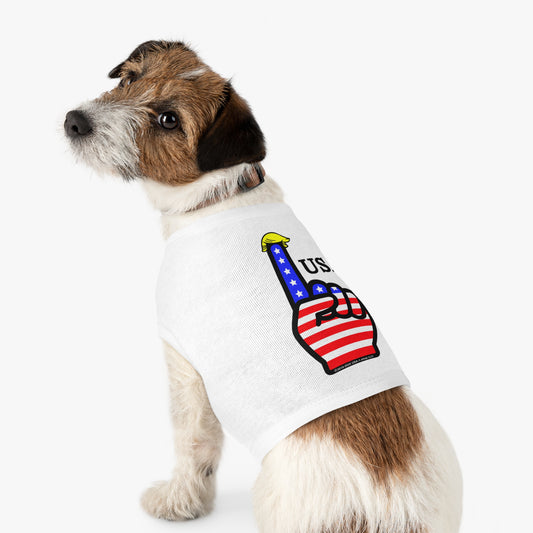 USA-1 Themed Pet Tank Top, Dog Apparel, USA Theme, Fourth of July Outfit, Holiday Gift for Pet Lovers, Casual Wear for Dogs