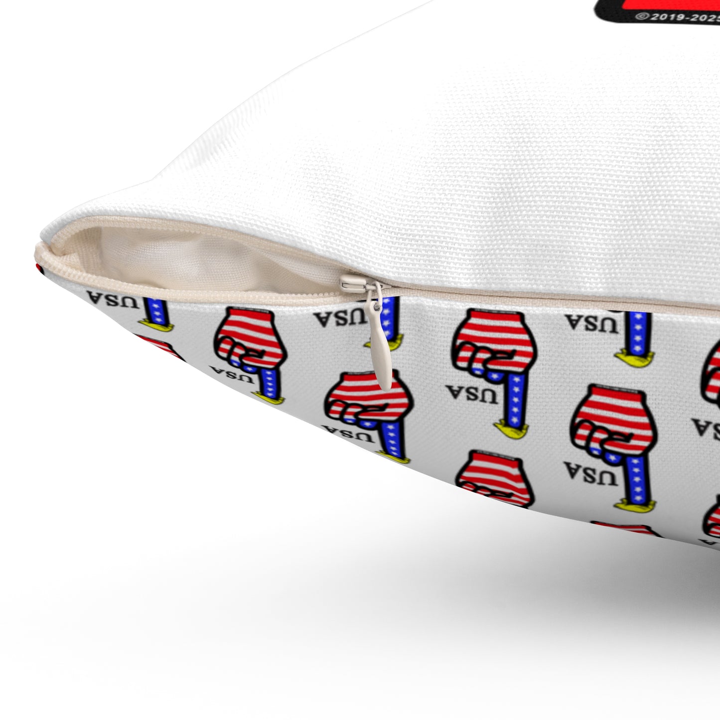 USA-1 Themed Spun Polyester Square Pillow