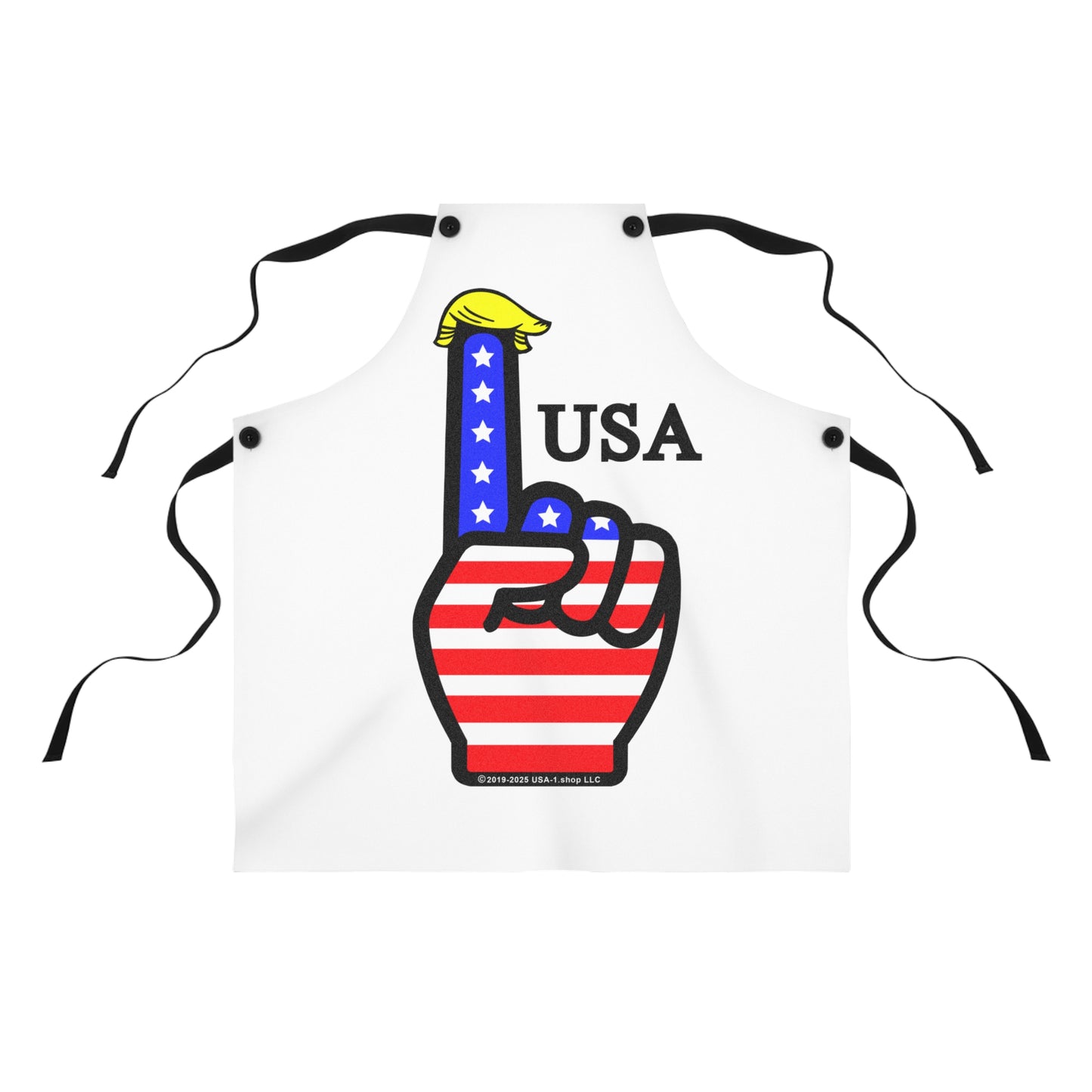 USA-1 Themed Style 1 Apron, Fun Cooking Gift for Her, Party Apron, BBQ Accessory, Foodie Gift for Election Party