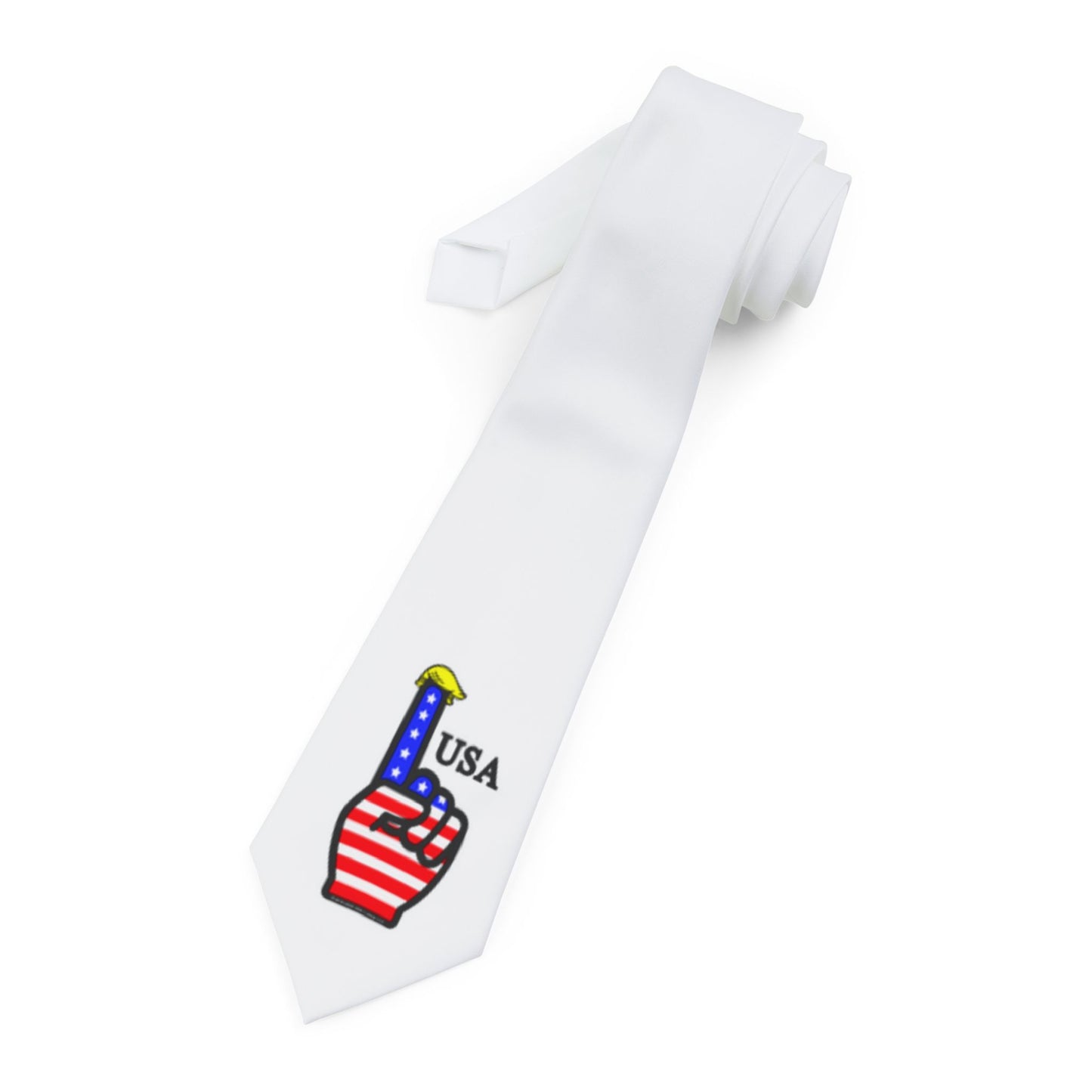 USA-1 Themed Style 1 Necktie, Fashion Accessory for Men, Gift for Holidays, Formal Wear, Business Attire, Wedding Tie, Unique Design