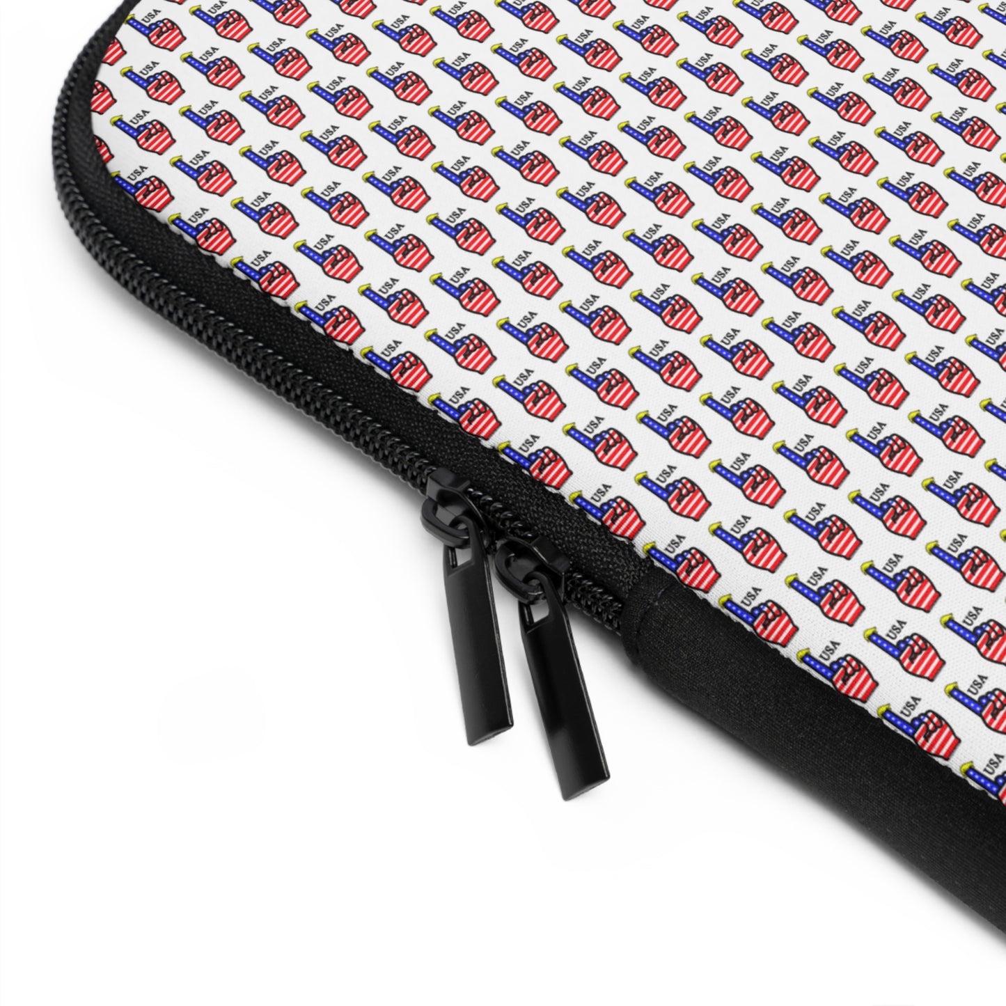 USA-1 Themed Style 2 Laptop Sleeve - Perfect for Students, Professionals, and Holidays like Independence Day, 4th of July, USA Pride