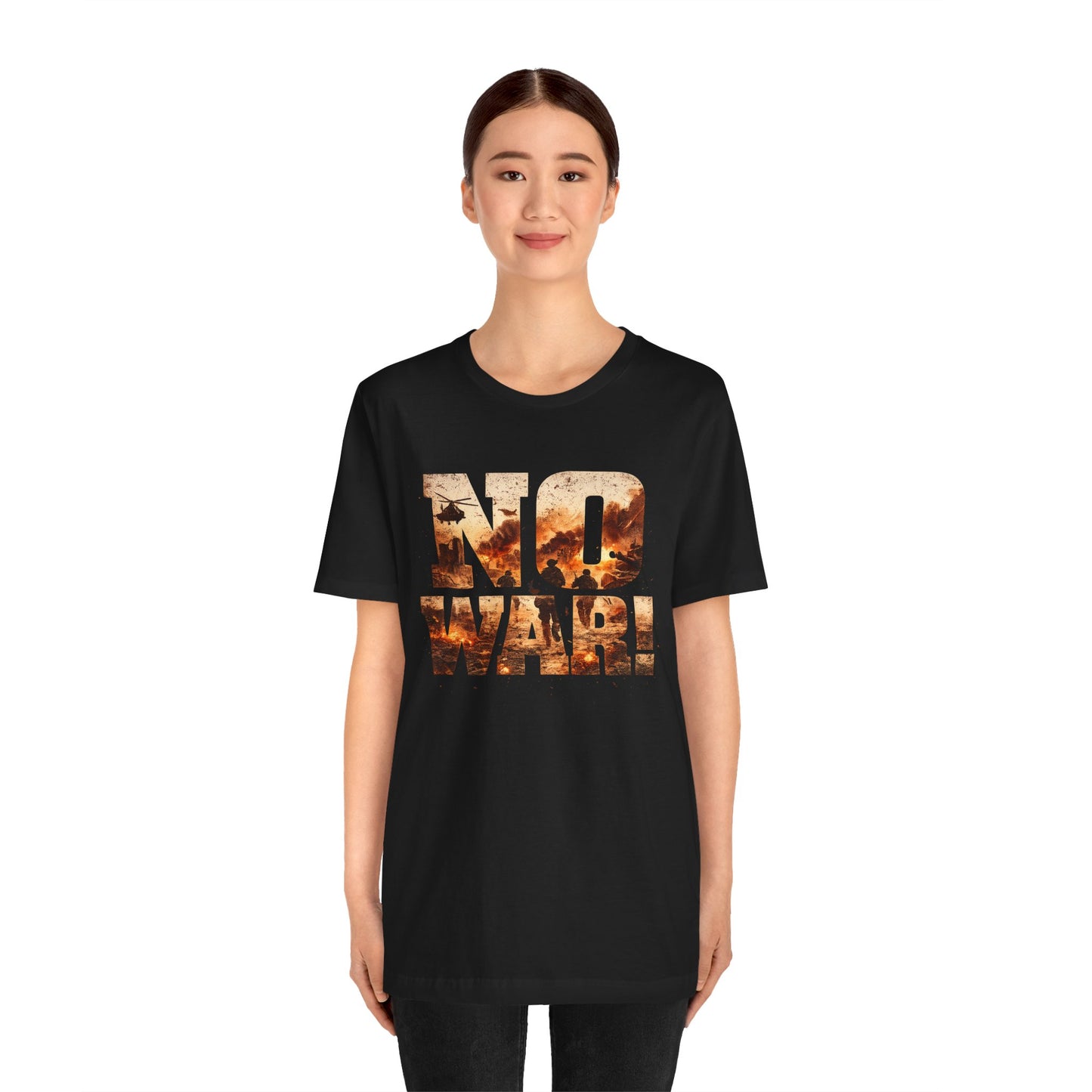 NO WAR! Protest Tee — Anti-War Statement T-Shirt