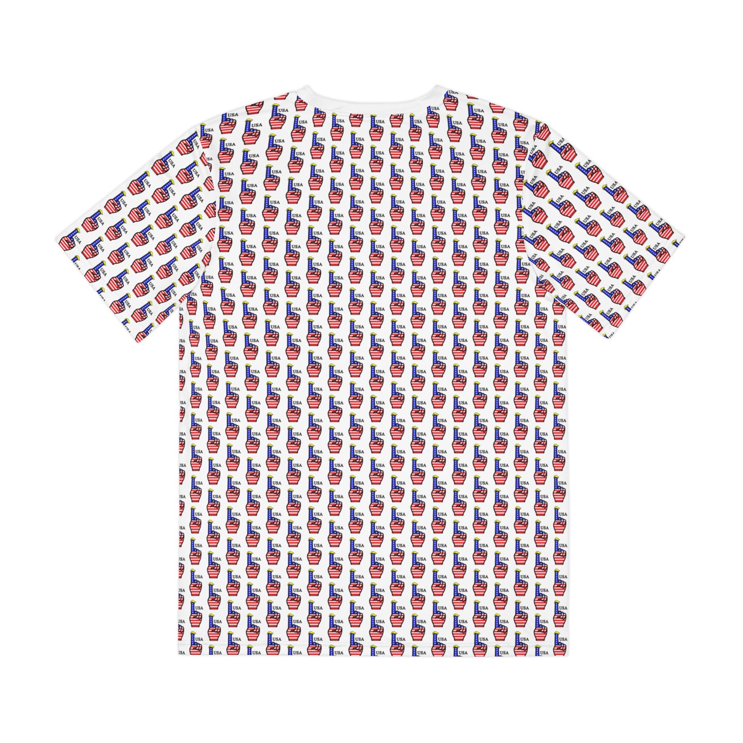 USA-1 Themed Men's Fun Patterned Tee, Unique Graphic T-Shirt, Gift for Him, Casual Style, Summer Wardrobe Essential