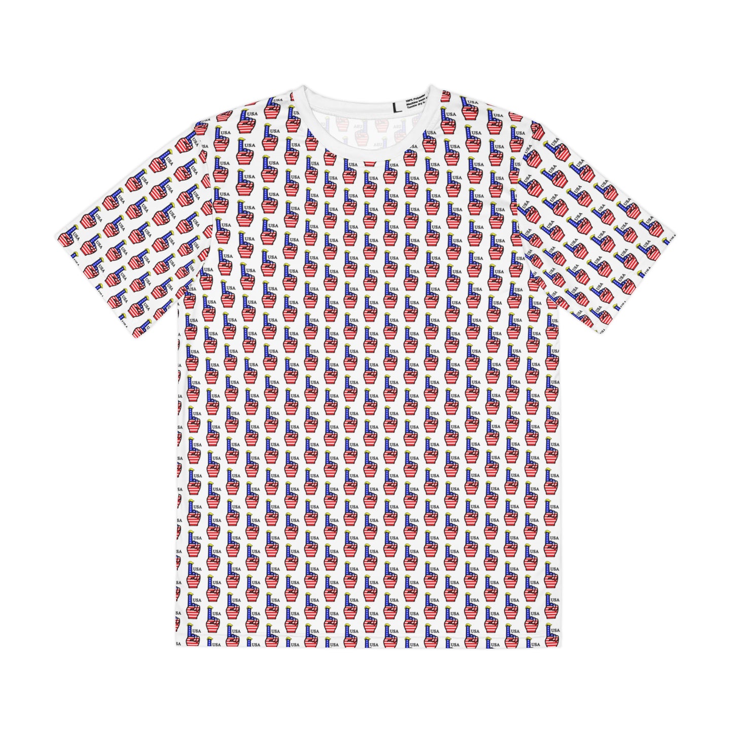 USA-1 Themed Men's Fun Patterned Tee, Unique Graphic T-Shirt, Gift for Him, Casual Style, Summer Wardrobe Essential