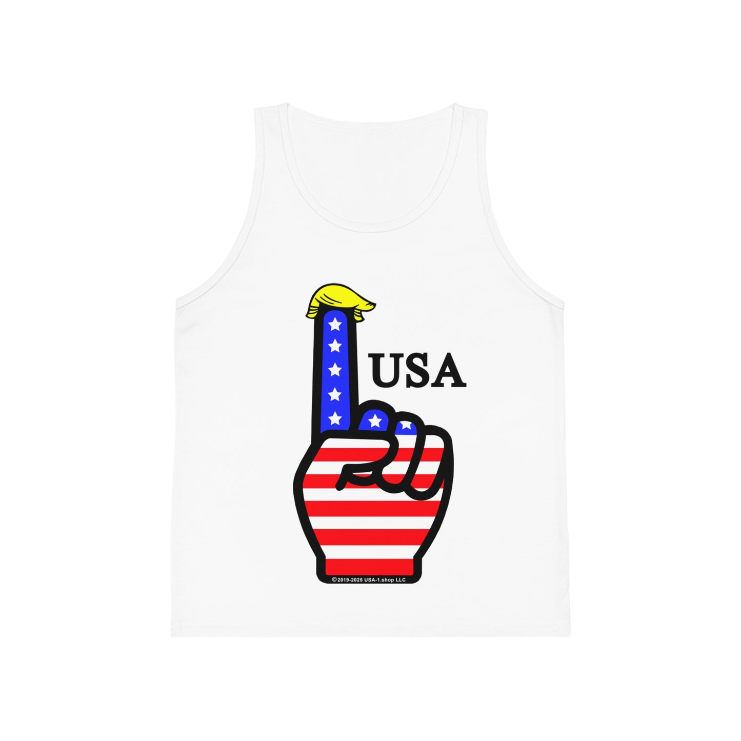USA-1 Themed Kid's Jersey Tank Top, Kids Summer Shirt, Independence Day Outfit, 4th of July Gift, Boys & Girls Tank, USA Pride Apparel
