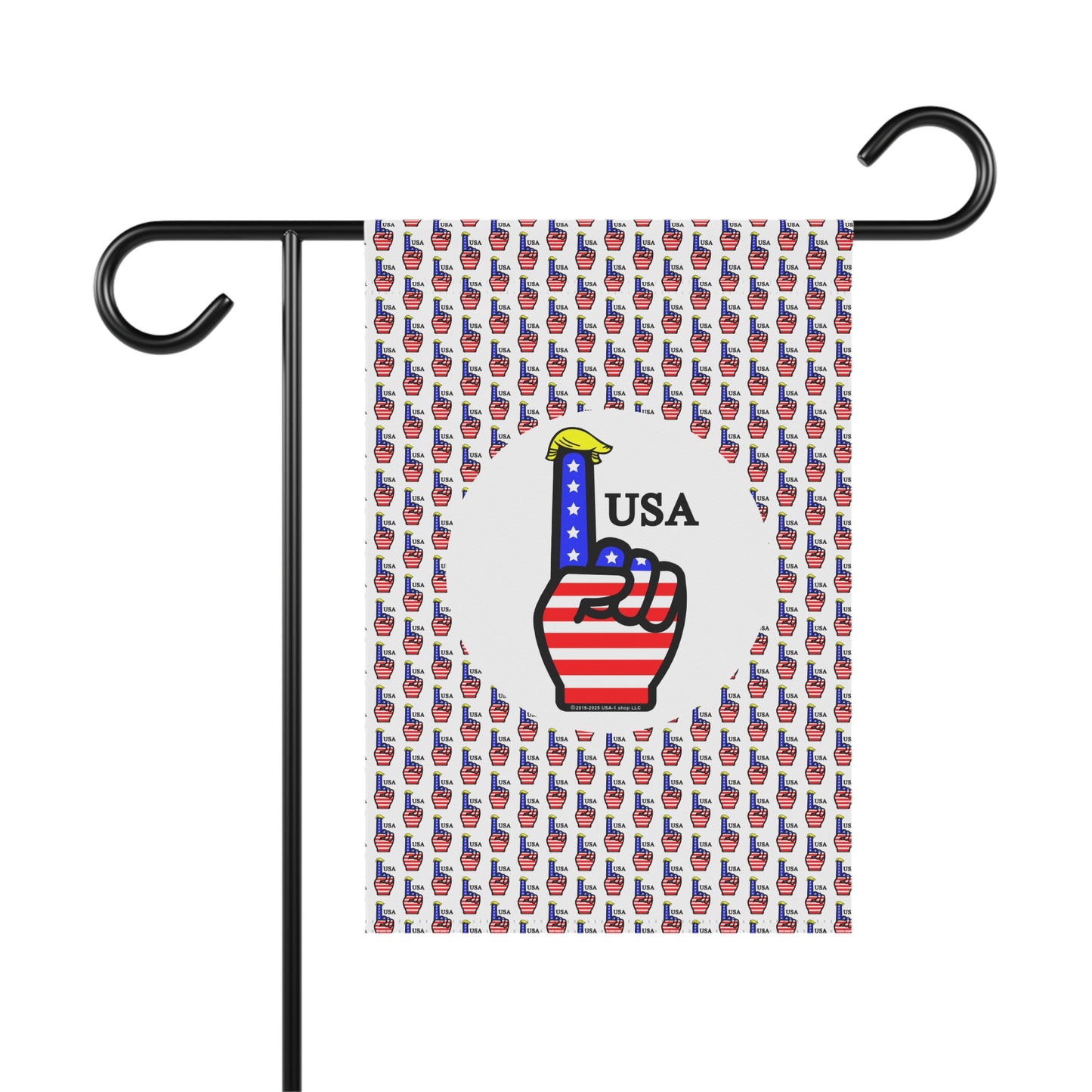 USA-1 Themed Style 2 Flag Garden Banner, Patriotic Yard Decor, Fourth of July Decoration, Outdoor Flag, American Theme Banner