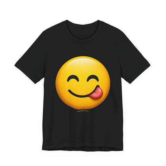 Yummy on Classic Black T - FRONT SIDE PRINT