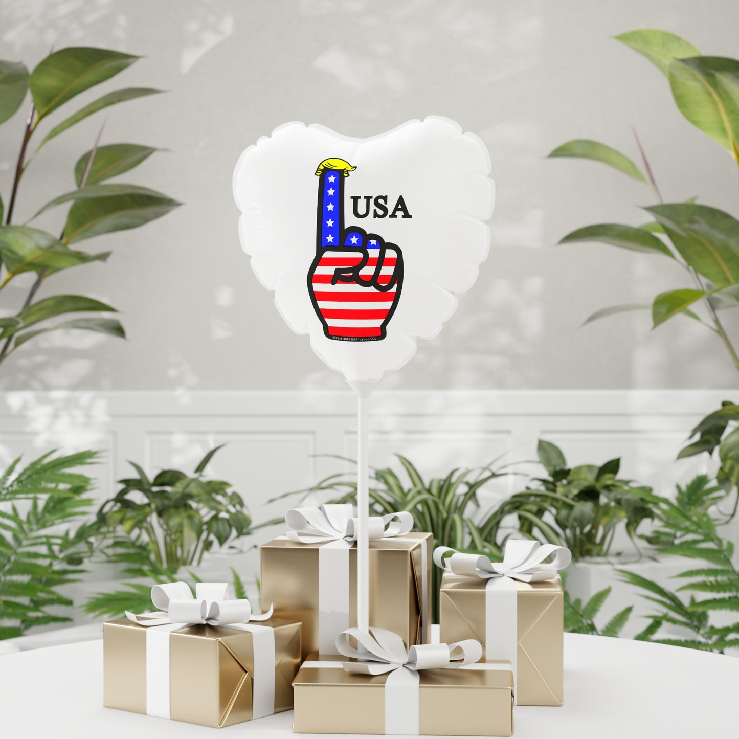 USA-1 Themed Style 1 Balloons, 4th of July Decor, USA Celebration Balloons, Event Party Supplies, Independence Day Decorations